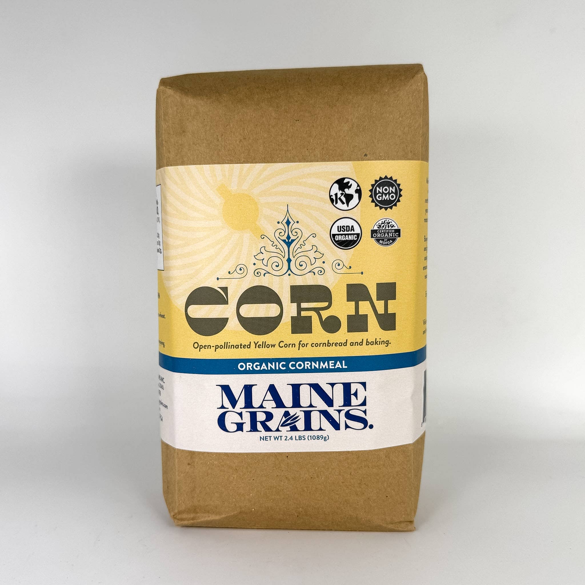 Organic Yellow Flint Cornmeal